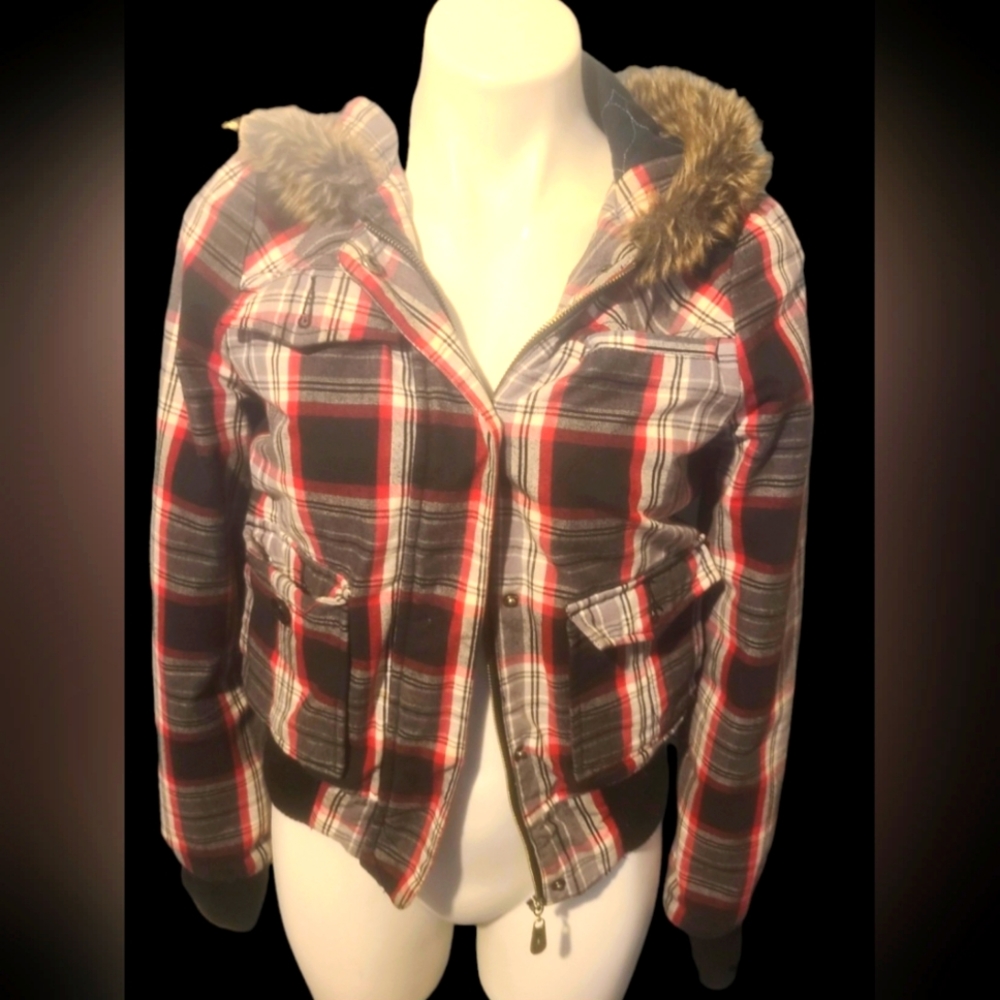 Plad jacket